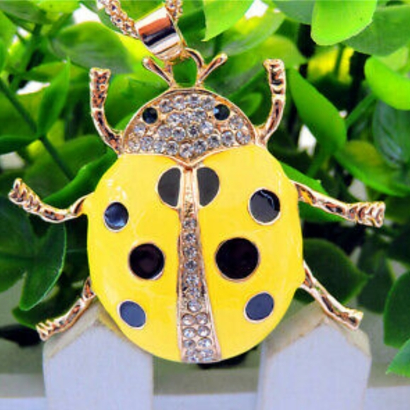 Betsey Johnson Jewelry - Betsey Johnson Ladybug Necklace
